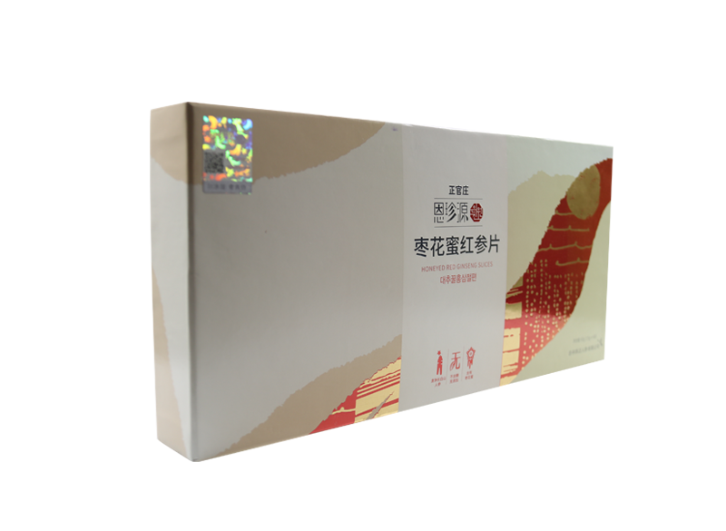 正官莊(zhuang)棗(zao)蘤蜜(mi)紅蓡片(pian)包(bao)裝盒(he)